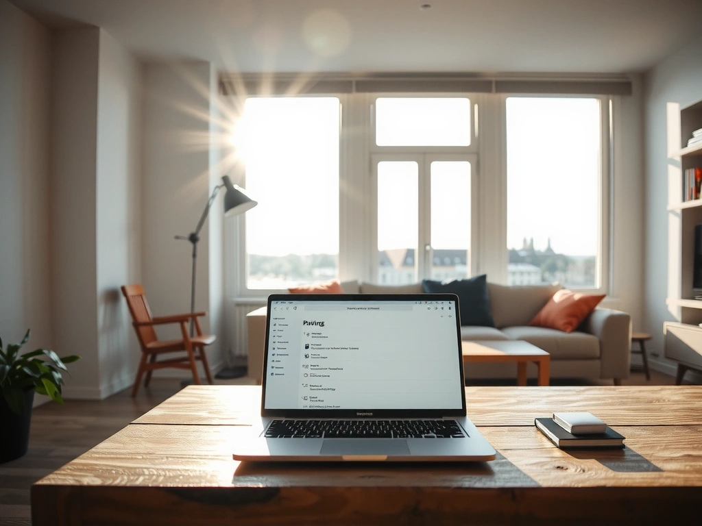Uživatel nastavující cookies na laptopu v pražském bytě