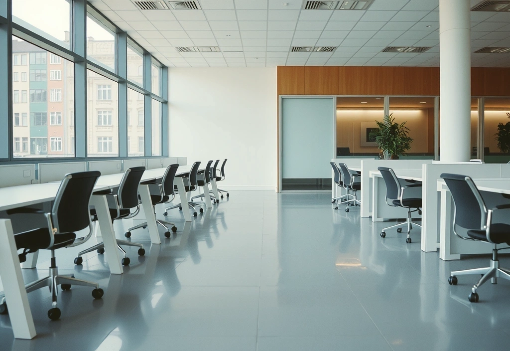 Uklizená kancelář