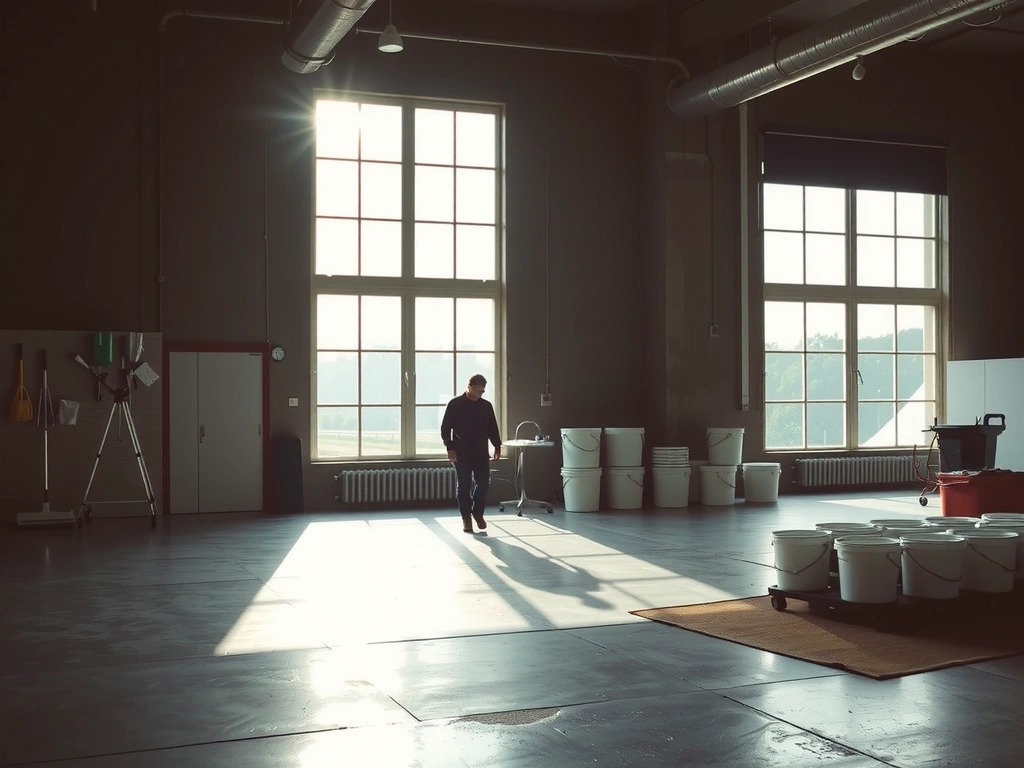 Interiér dílny freshcorey v Praze s nářadím