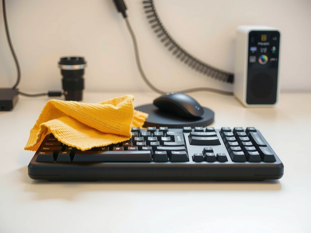 Dezinfekce klávesnice